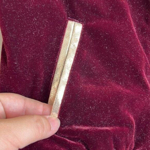 Doe a Deer Velvet Swan Bomber Jacket - Picture 2 of 7